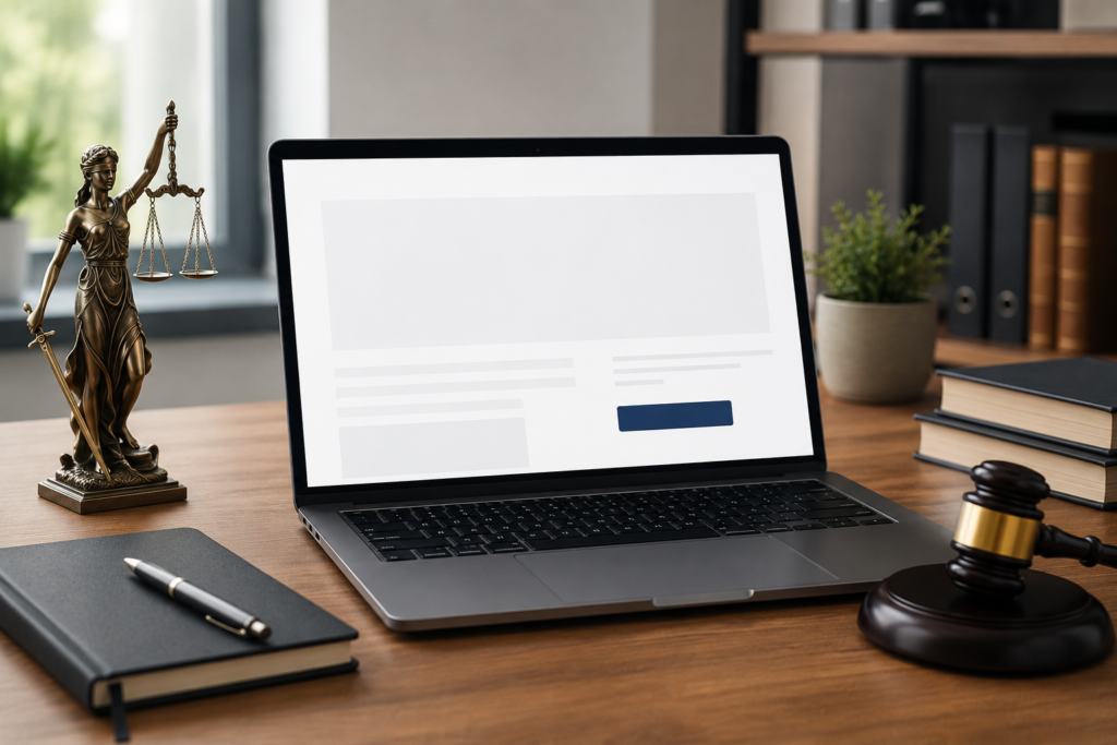 landing page para advogados